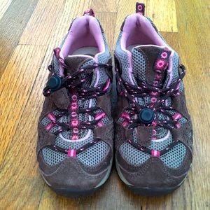 Merrell Hiking/Trail shoes - Pink & Brown - Toddler/Little size 12
